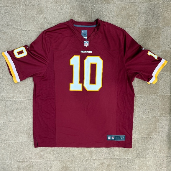 Nike Washington Redskins NFL Robert Griffin 10 RG3 On Field Jersey XXL Commander - Picture 1 of 7